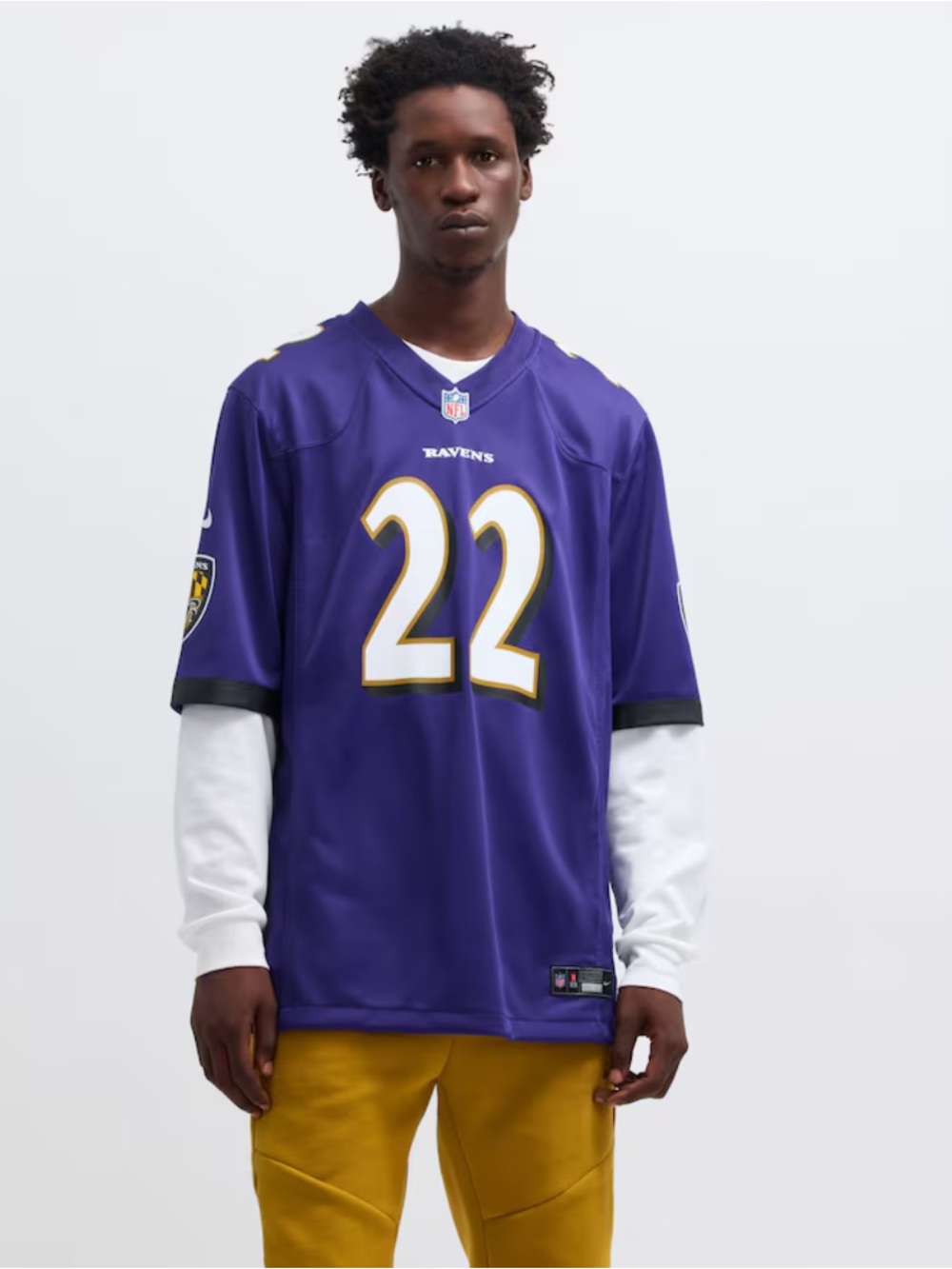 Baltimore Ravens Derrick Henry Nike Purple Game Jersey size XXL new men’s loose